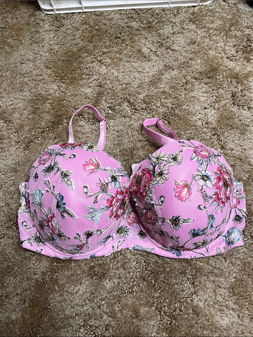 Victoria’s Secret‎ Floral Dream Angels Demi Bra Size 38DD